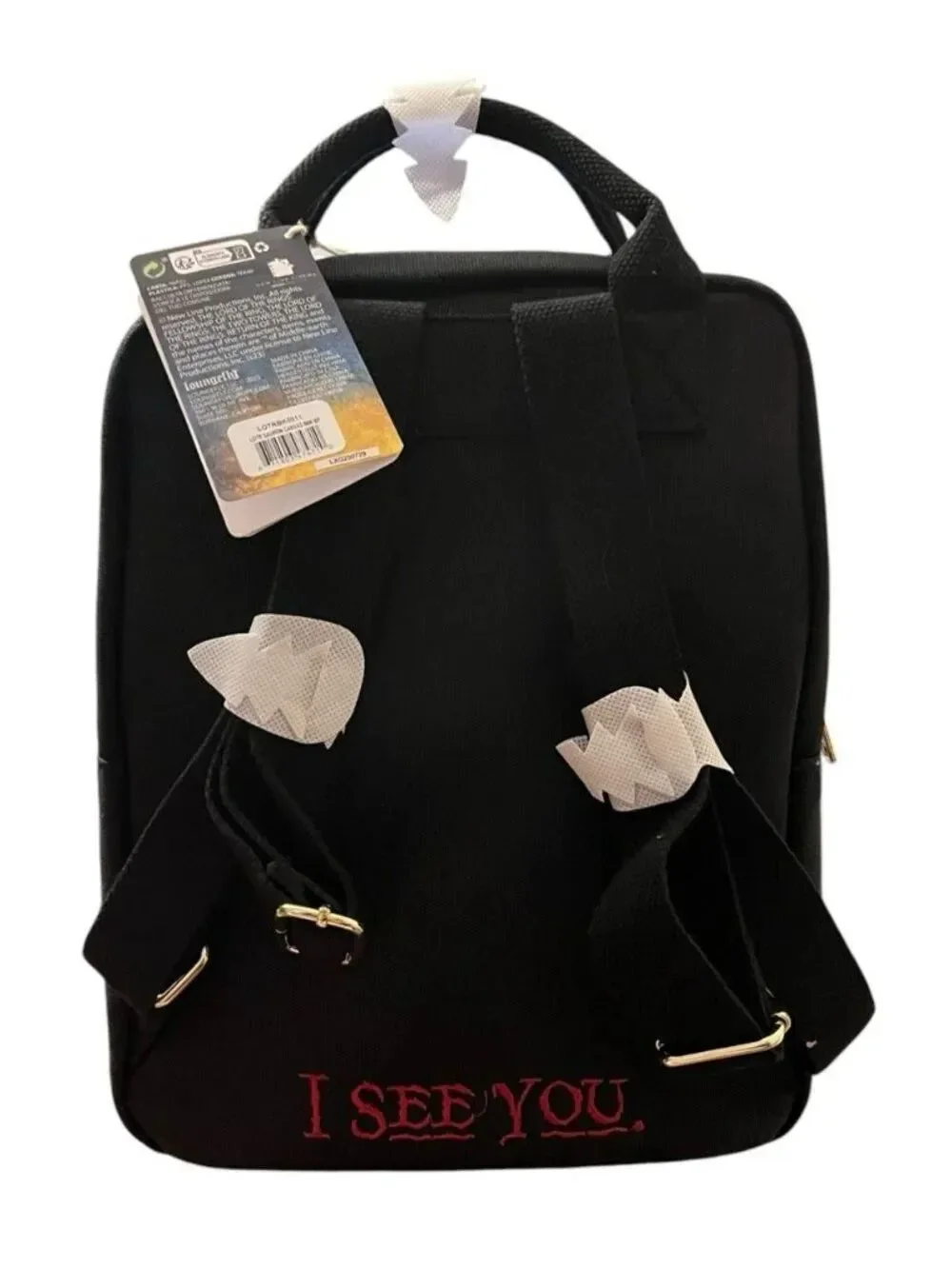 Loungefly Lord of the Rings Sauron Canvas Mini Backpack Ltd Ed Embroidered NWT